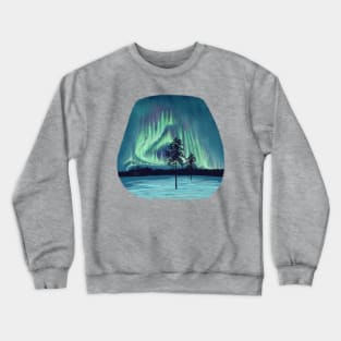 Northern lights winter Crewneck Sweatshirt